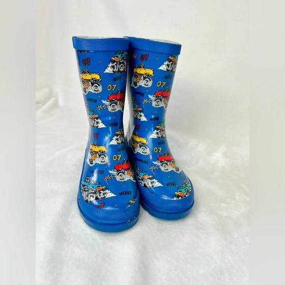 Aldi Rubber Monster Truck Rain Boots - Picture 5 of 9